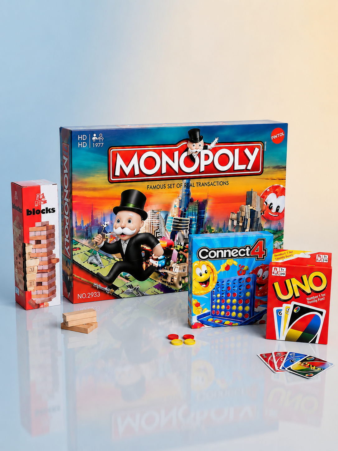 Pack 4 Jeux de Société